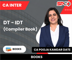 CA Inter DT IDT Compiler Book by CA Pooja Kamdar Date
