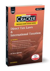 Taxmann Cracker - Direct Tax Laws and International Taxation (DIT) Book for CMA Final by Tarun Agarwal