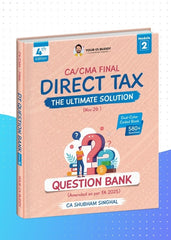 CA Final Direct Tax Laws & International Taxation Question Bank by CA Shubham Singhal