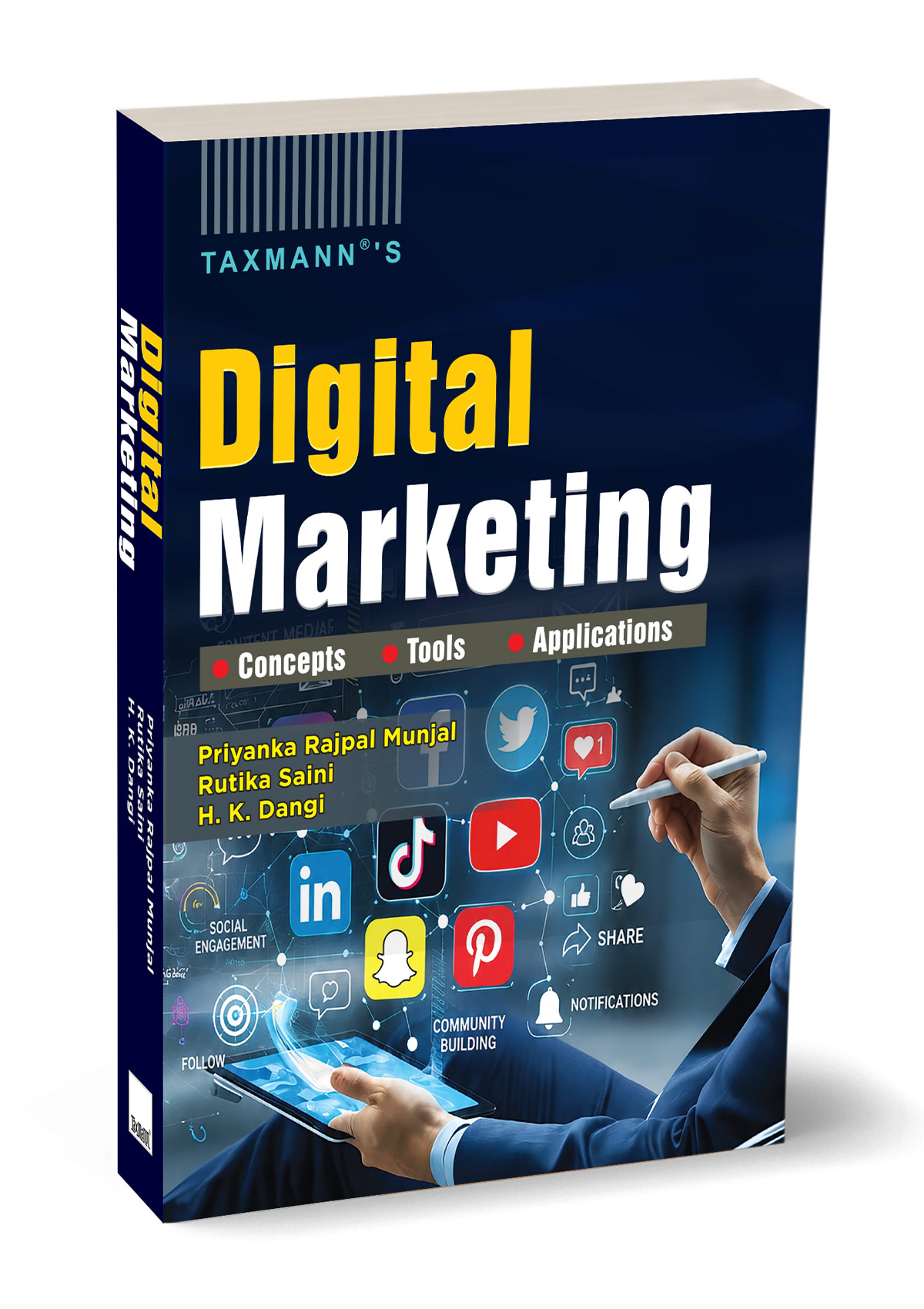 Taxmann's Digital Marketing (Concepts, Tools, Applications) - Book By Priyanka Rajpal Munjal, Rutika Saini, Hamendra Kumar Dangi