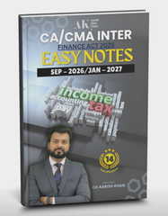 CA/CMA Inter Income Tax (Easy Notes) Colored Book Set by CA Aarish Khan