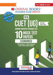 NTA CUET (UG) Mock Test Papers - Economics By Oswaal Books
