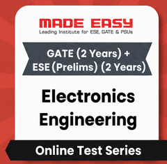 GATE (2 Years) + ESE (2 Years) Electronics Engineering - Online Test Series By Made Easy