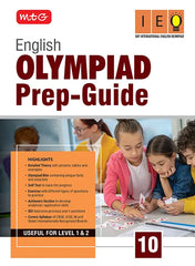 IEO Class-10 Olympiad Previous Years Papers (PYP) English with Sample OMR Sheet - Book By MTG Learning