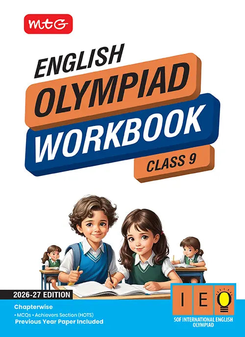Class 9 International English Olympiad (IEO) Workbook By MTG Learning