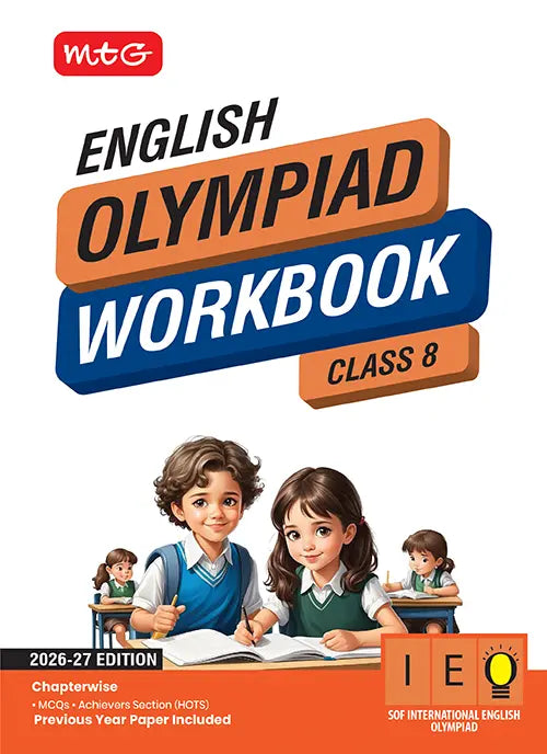 Class 8 International English Olympiad (IEO) Workbook By MTG Learning