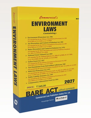 Commercial's Environment Laws Covering 9 Bare Acts (Bare Act - Without Comments) - Book