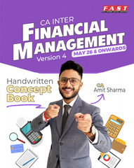 CA Inter Financial Management (Question Bank + Concept + MCQ) Full Book Set by CA Amit Sharma
