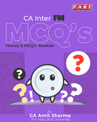 CA Inter Financial Management (Question Bank + Concept + MCQ) Full Book Set by CA Amit Sharma