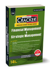 Taxmann's CA Inter Financial Management & Strategic Management (FM and SM | FMSM) Cracker - Book By Rakesh Rathi, Vivek Panwar