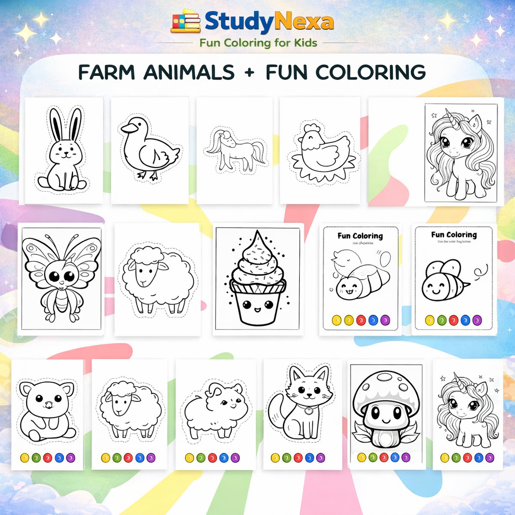StudyNexa 16000+ Kids Learning Activities Bundle 🎯 | Worksheets, Games, Flashcards & Printable Learning Pack