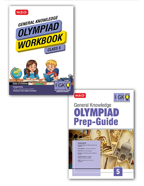 Class 5 General Knowledge (IGKO) Olympiad Workbook and Prep Guide – Detailed Theory, Self Test For SOF Exam (2 IN 1 COMBO) Books By MTG Learning