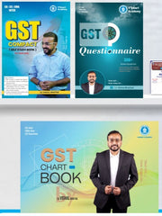 CA Inter GST (Compact + Questionnaire + Chart) Book Set by CA Vishal Bhattad
