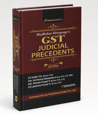 Commercial's GST Judicial Precedents - Book by Madhukar Hiregange
