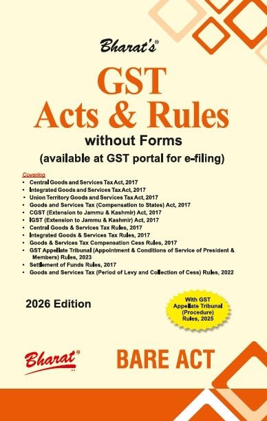 Bharat's GST Acts & Rules (Bare Act)