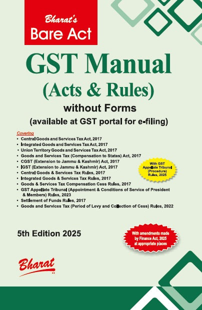 Bharat's GST Manual (Acts & Rules)