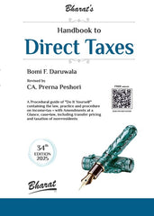 Bharat’s Handbook to Direct Taxes by Bomi F. Daruwala