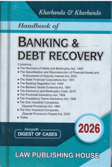 Kharbanda & kharbanda's Handbook of Banking & Debt Recovery By Law Publishing House