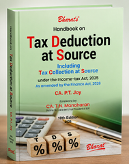 Bharat's Handbook on Tax Deduction at Source by CA. P.T. Joy