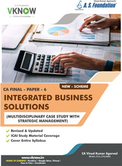 CA Final (2023 Scheme) Integrated Business Solutions book by CA Vinod Kumar Agarwal