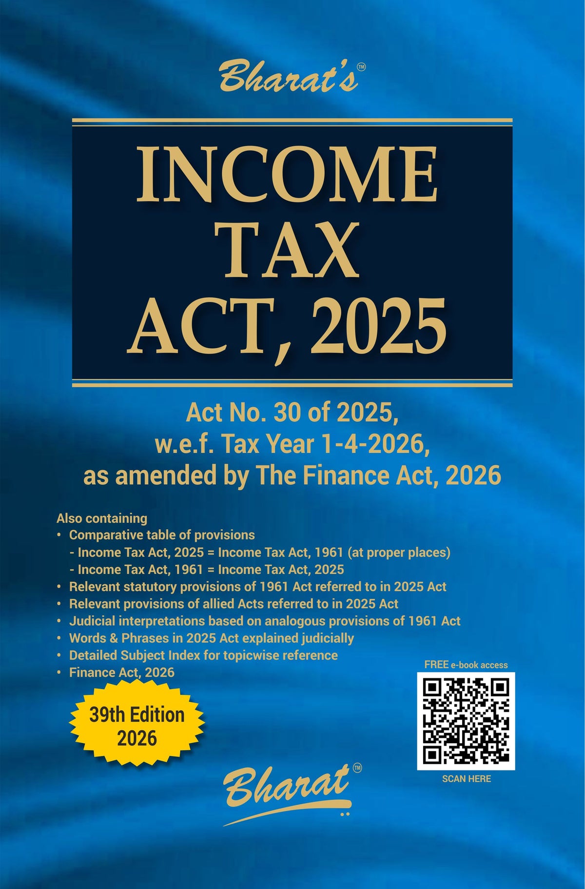 Bharat's Income Tax Act 2025 (as amended by the finance act 2026)