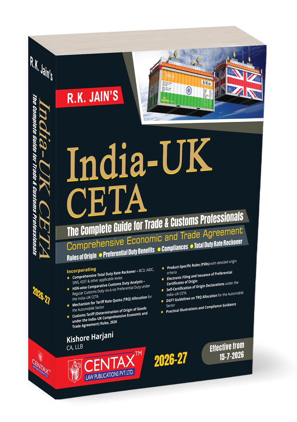 R.K. Jain's India-UK CETA - Books By Centax Publications