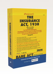 Commercial's Insurance Act, 1938 Bare Act book - BuyTestSeries.in