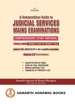 A Compendious Guide to Judicial Services Mains Examinations (Volume 2) - Book By Samarth Agrawal Books