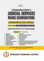 A Compendious Guide to Judicial Services Mains Examinations (Volume 3) - Book By Samarth Agrawal Books