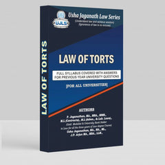 Law of Torts Book for LLB by P Jaganathan, Usha Jaganathan, JP Arjun