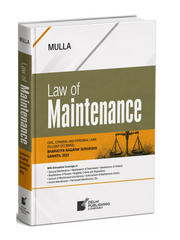 Mulla's Law of Maintenance (Civil Criminal and Personal Laws) - Book By Delhi Publishing Company