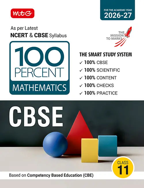 100 Percent NCERT and CBSE Mathematics Class 11 by MTG Learning