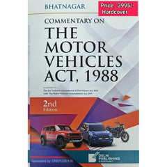 Bhatnagar's Commentary on The Motor Vehicles Act, 1988 - Book By Delhi Publishing Company