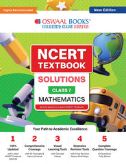 NCERT Textbook Solutions for Class 7 Mathematics by Oswaal Books