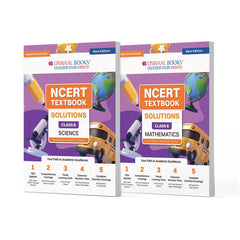 NCERT Textbook Solutions for Class 8 (Science and Mathematics) Set of 2 Books by Oswaal Books