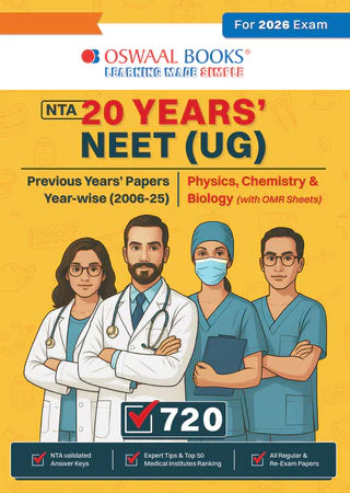 NTA NEET (UG) Solved Papers (Physics, Chemistry & Biology) By Oswaal Books