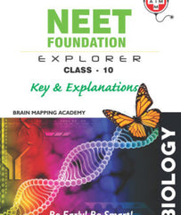 BMAs NEET Foundation & Explorer - Key & Explanations Book for Class - 10