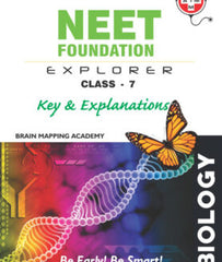 BMAs NEET Foundation & Explorer - Key & Explanations Book for Class - 7
