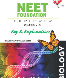 BMAs NEET Foundation & Explorer - Key & Explanations Book for Class - 8