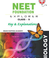 BMAs NEET Foundation & Explorer - Key & Explanations Book for Class - 9