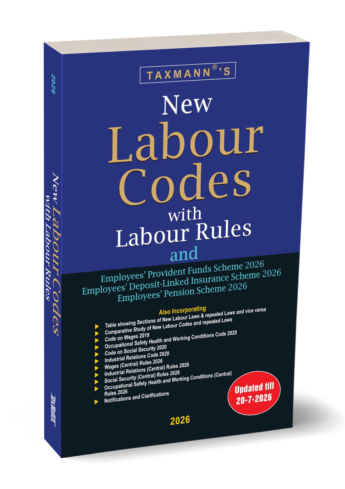 New Labour Codes with Labour Rules - Book By Taxmann