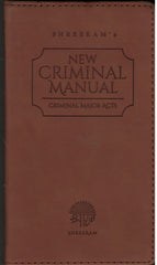 New Criminal Manual (Criminal Major Acts) -  Book By Shreeram Law House