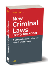New Criminal Laws Ready Reckoner - Book By Taxmann