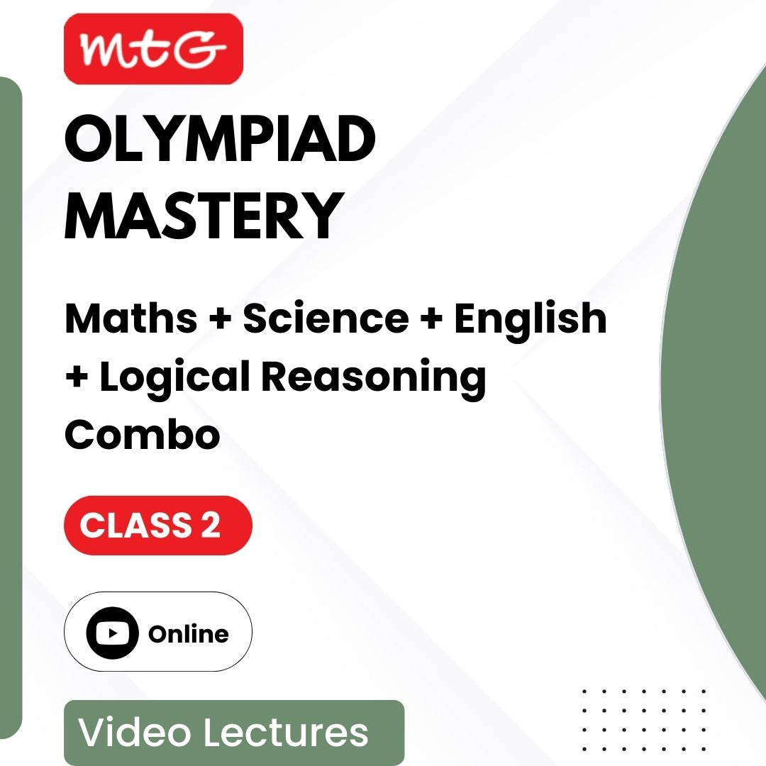 Olympiad Mastery (Maths + Science + English + Logical Reasoning) Combo Video Lectures for Class 2 by MTG Learning