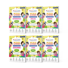 One For All Olympiad Previous Years' Solved Papers Class 2 (Set of 6 Books) by Oswaal Books