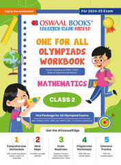 One For All Olympiad Workbook Class 2 Mathematics by Oswaal Books