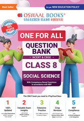 One For All Question Bank NCERT & CBSE for Class 8 Social Science by Oswaal Books