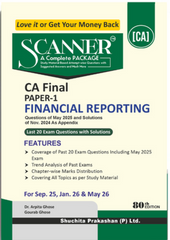 Shuchita Scanner CA Final Paper-1 Financial Reporting Green Edition