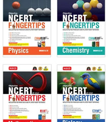 Objective NCERT at your FINGERTIPS Physics, Chemistry, Mathematics and Biology Combo – NEET/JEE Books (For 2026 Exam) By MTG Learning