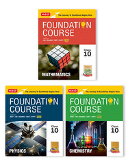 Foundation Course Class 10 - Physics, Chemistry and Mathematics (Set of 3 Books) By MTG Learning